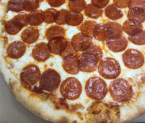 pepperoni pizza from Viny's Italian Restaurant in Halifax VA