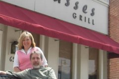 Molasses Grill owners, Chef Steve and Karen Schopen