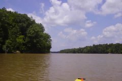 kayaking on the lake